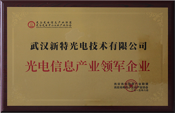 新特光電榮獲光電信息產(chǎn)業(yè)領軍企業(yè)獎