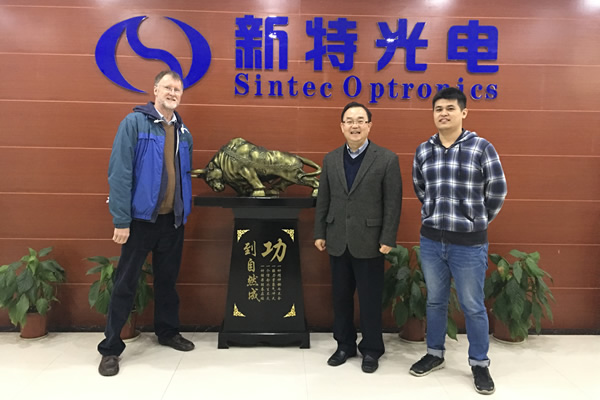 英國Laser Control公司技術總監(jiān)訪問我司